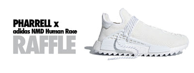 Pharrell x adidas NMD Human Race TR “Cream” Raffle. In-Store and Online Raffle