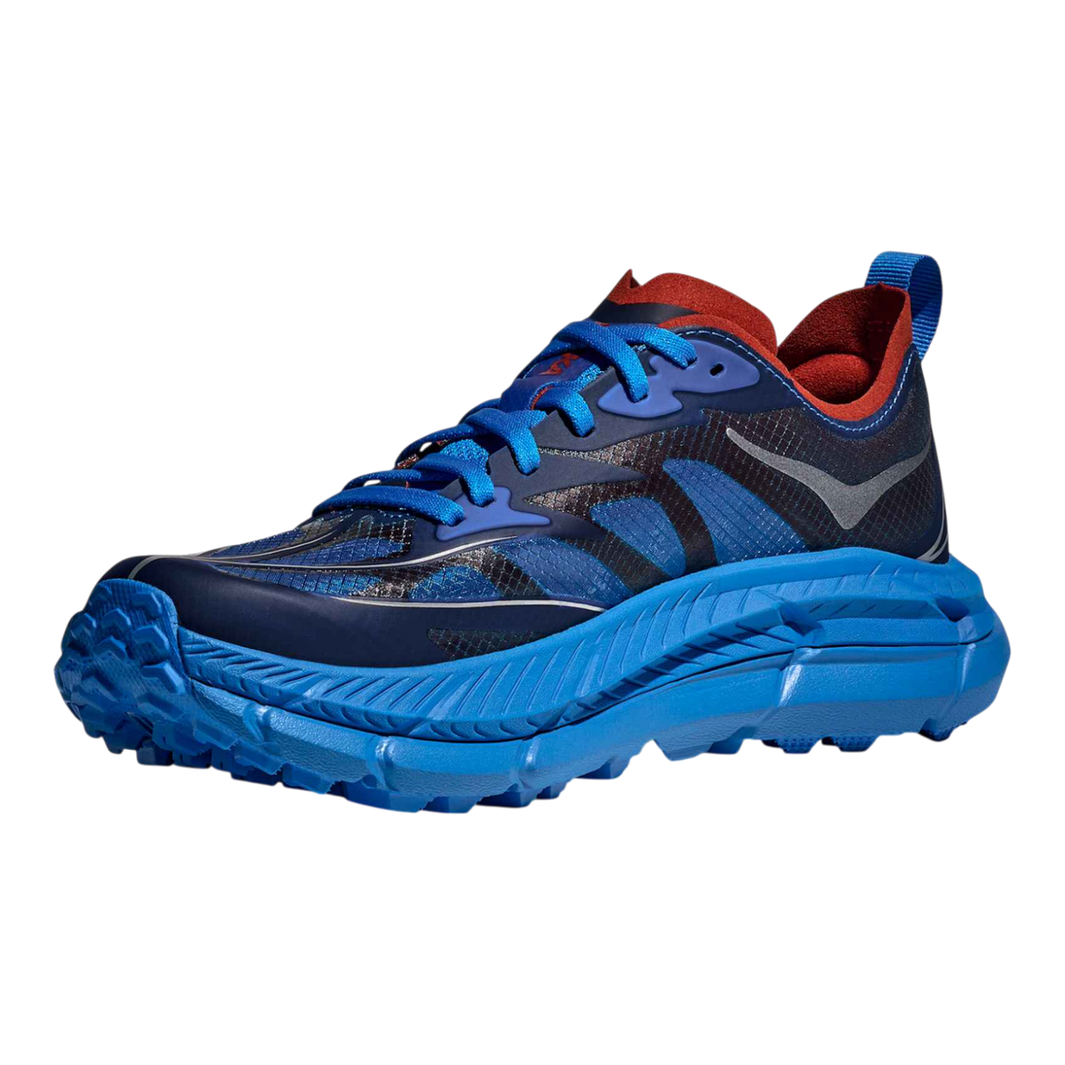 Hoka One U Mafate Speed 4 Lite Electric-Cobalt/Dry-Chili Men 1168450-E