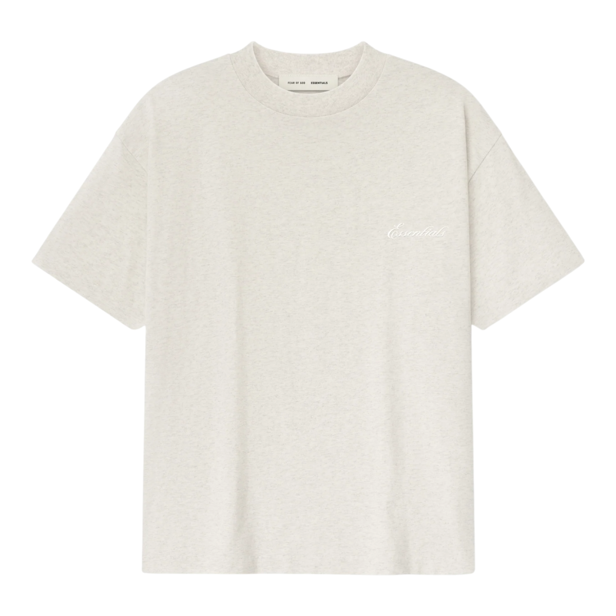 Essentials Classic Short Sleeve Tee Oatmeal Heather Men 125HO254192F