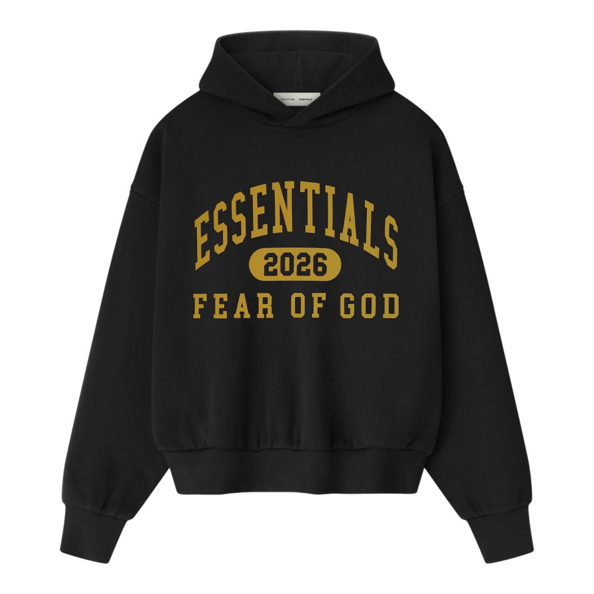Essentials Classic Hoodie Vintage Black Men 192HO256861F
