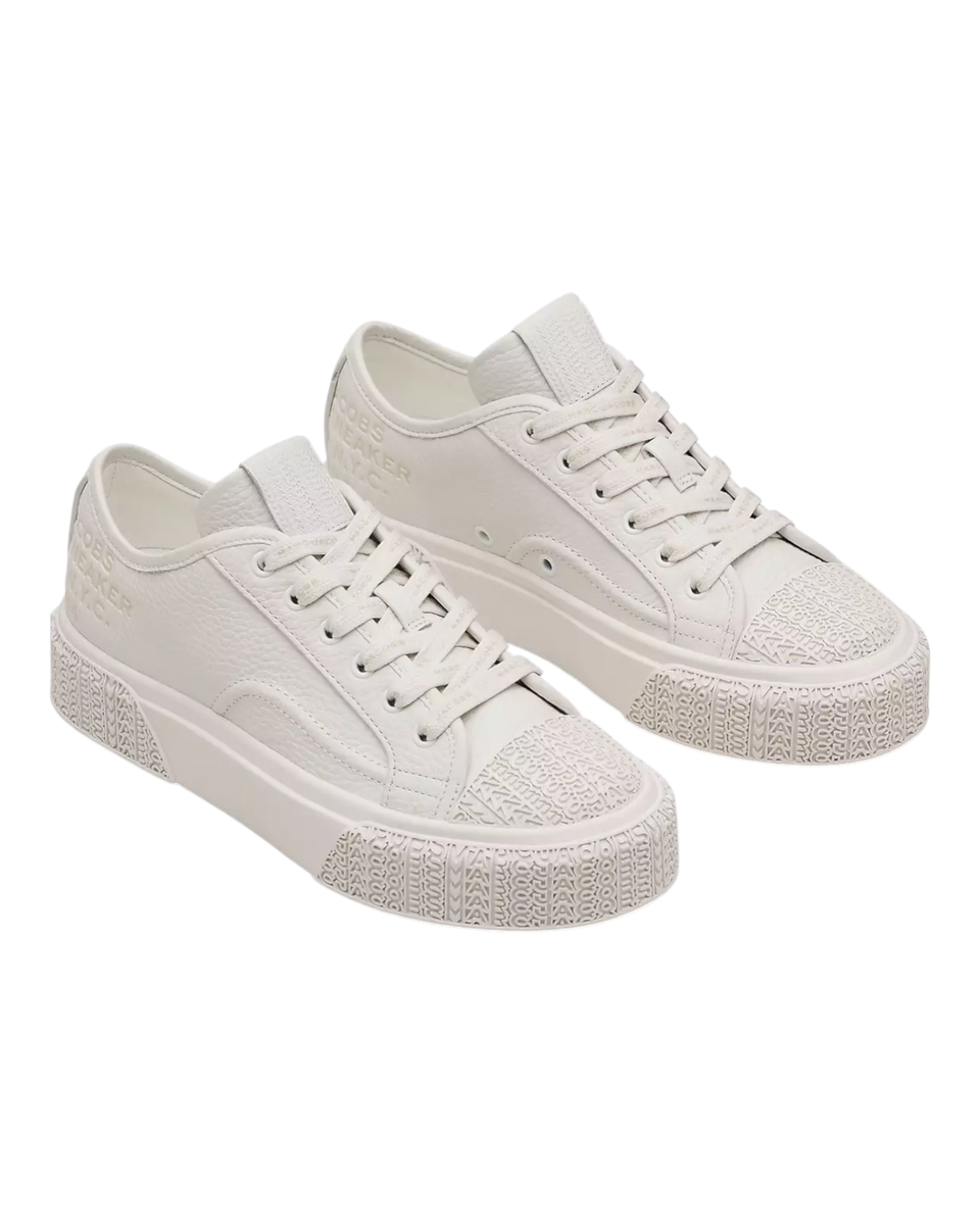 Marc Jacobs The Sneaker Leather Sneaker White 2R4FSN001F17-118