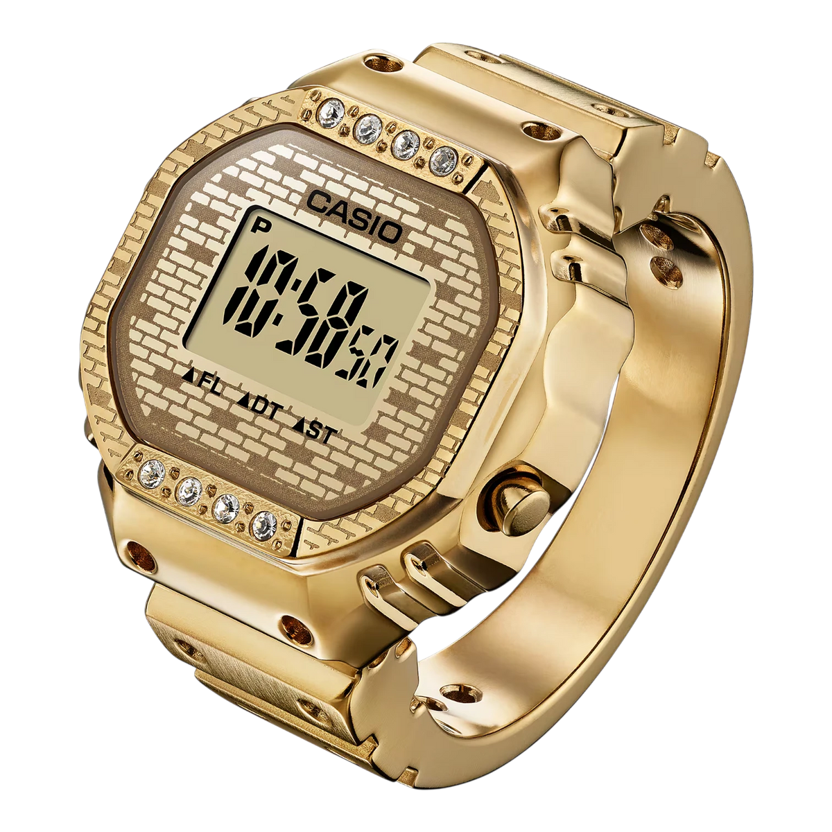 Casio x J Balvin Ring Watch Gold CRW-001JB-9
