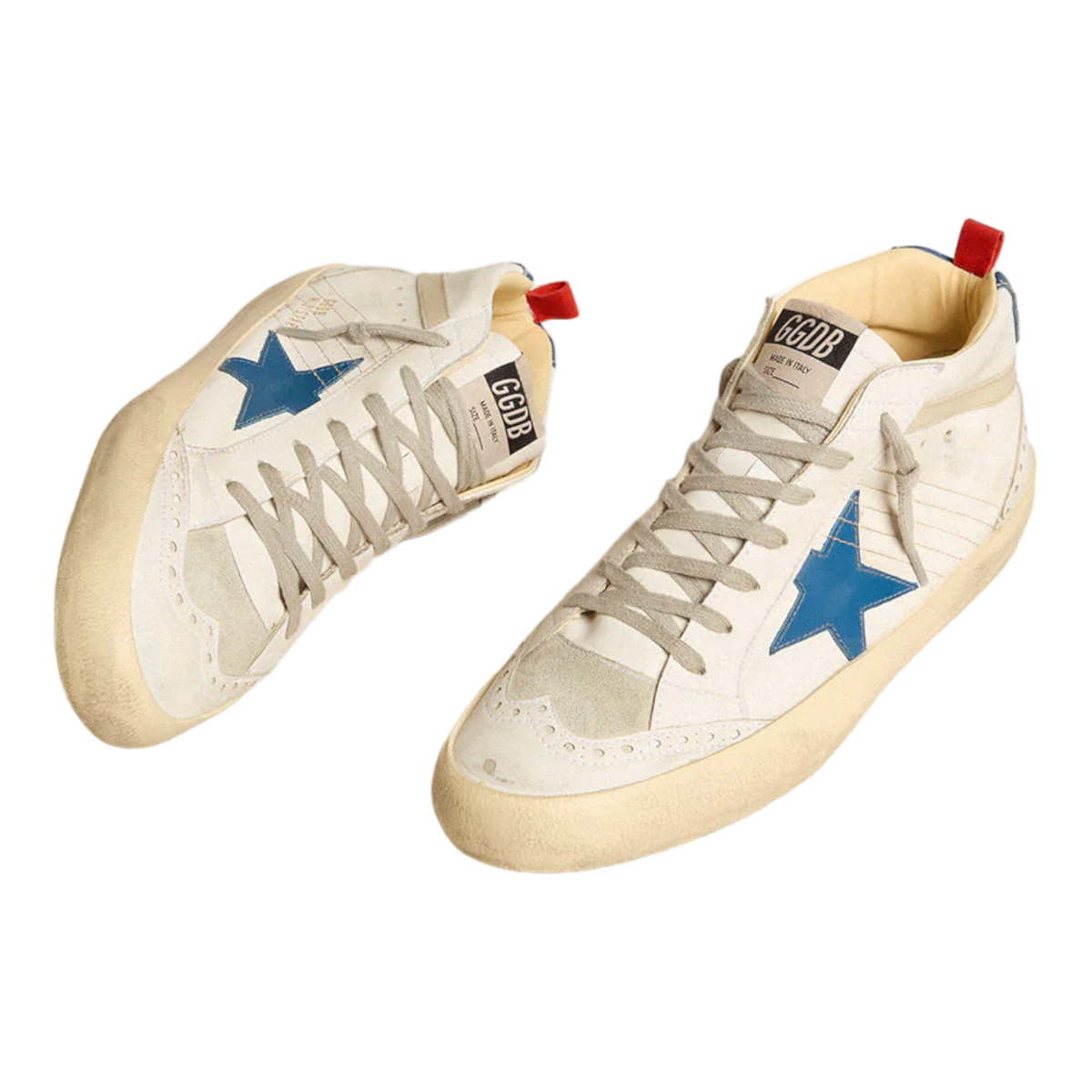 Golden Goose Mid Star Sneakers - Eco-Friendly Elegance