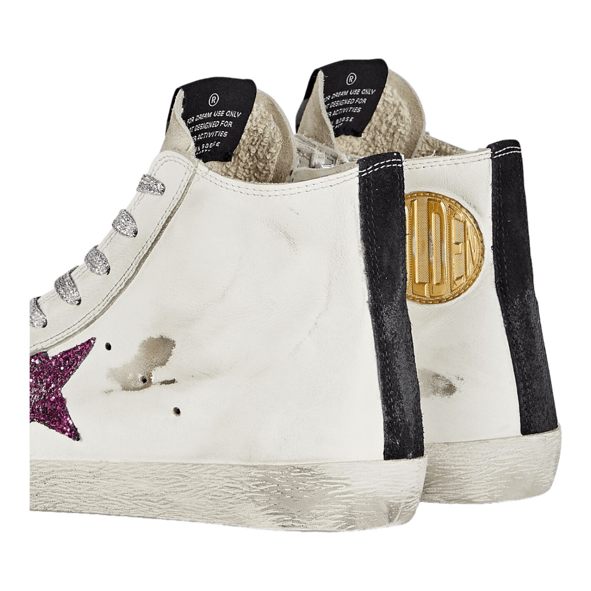 Golden goose francy white hot sale