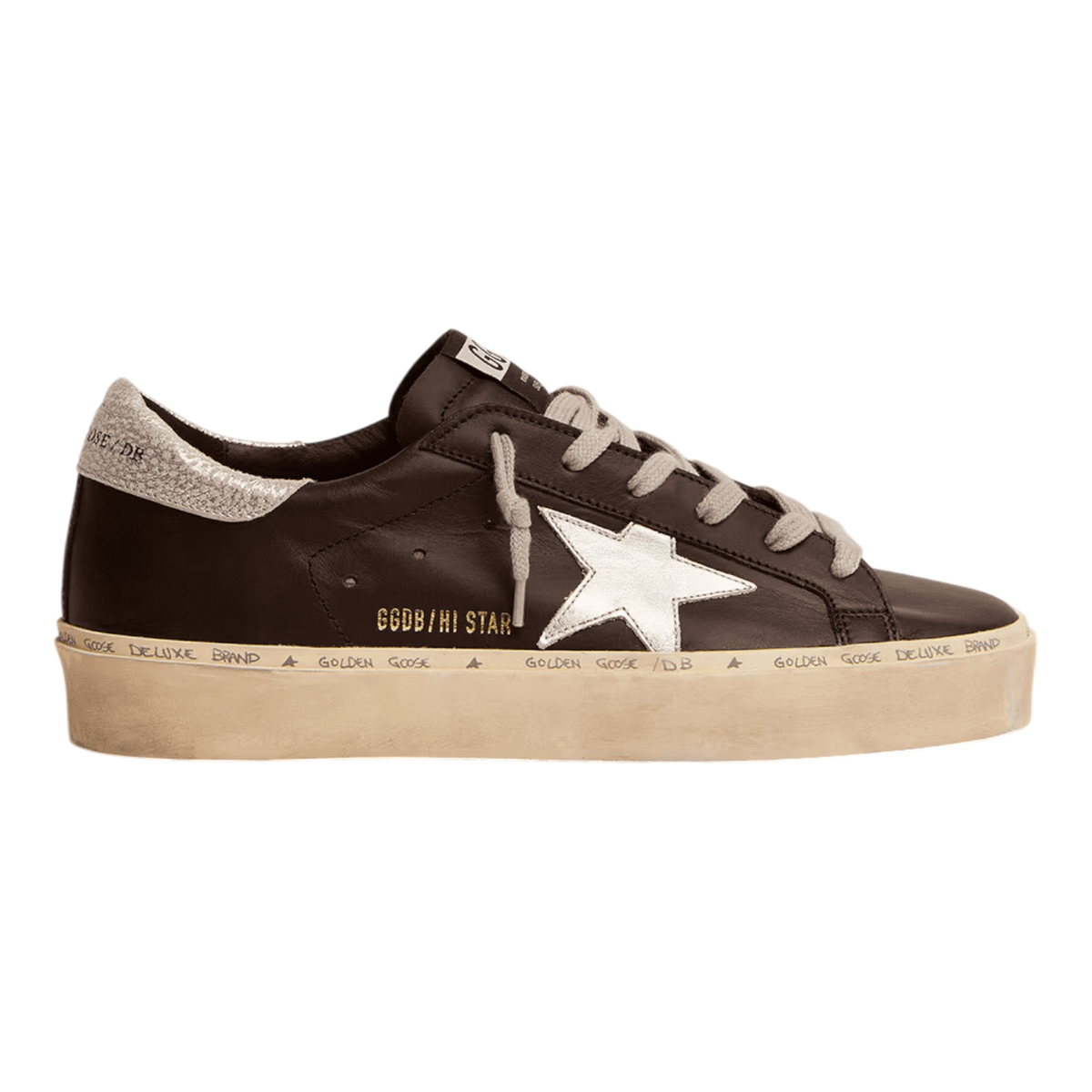 ☆人気☆Golden goose☆SUPERSTAR☆GWF00118 F000328 9017.9 Golden Goose Hi Star Leather Upper Laminated Star Black