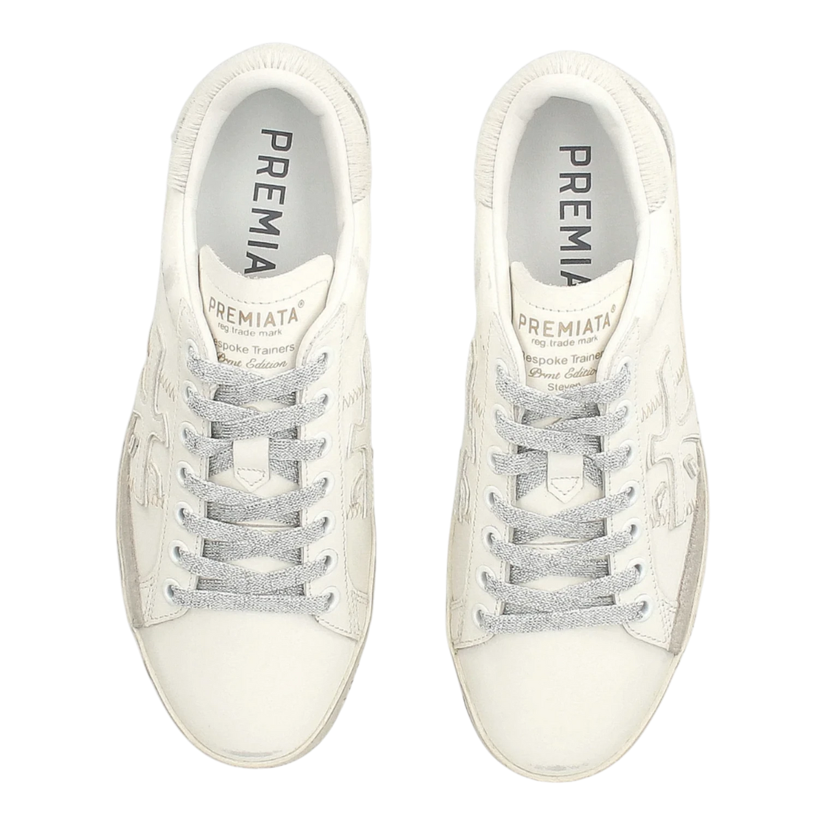 Premiata Italian Premium's Sneakers STEVEND-7608 Offwhite Women