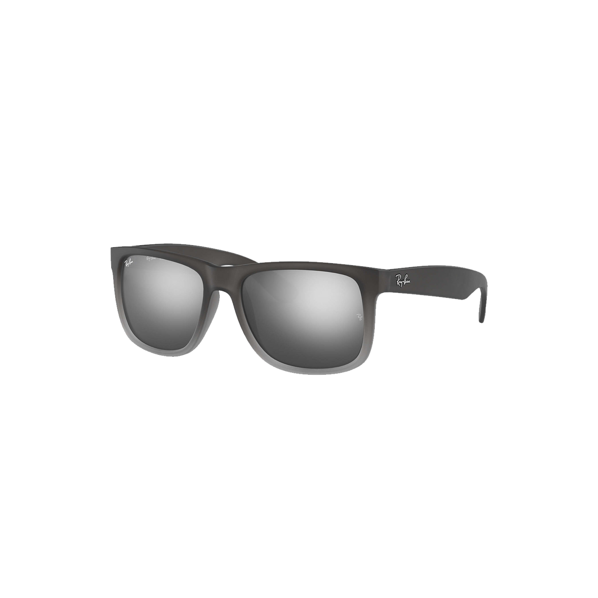 Ray Ban Justin Rubber On Clear Grey 0RB4165 852 88