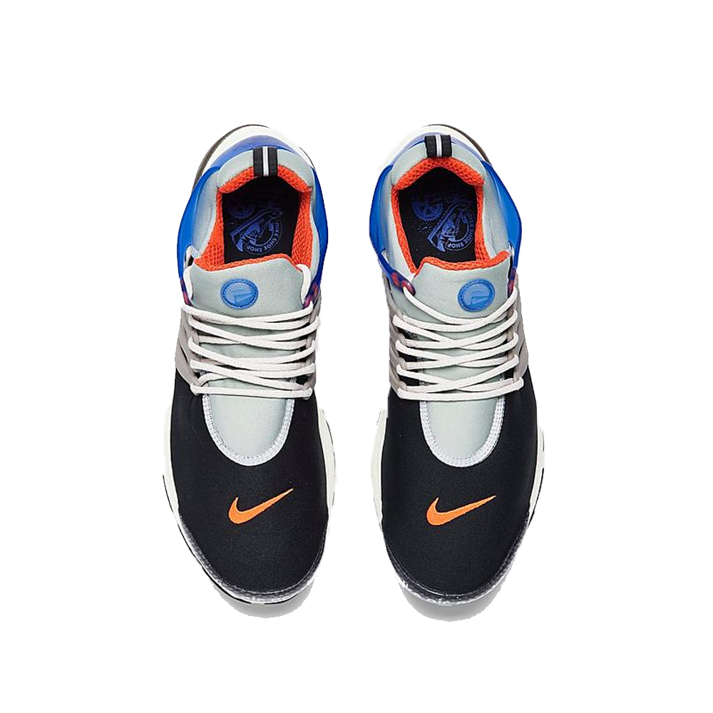 No se mueve césped confesar Nike Air Presto PRM Negras/Naranjas/Salvia polvorienta/Azul carrera Ho