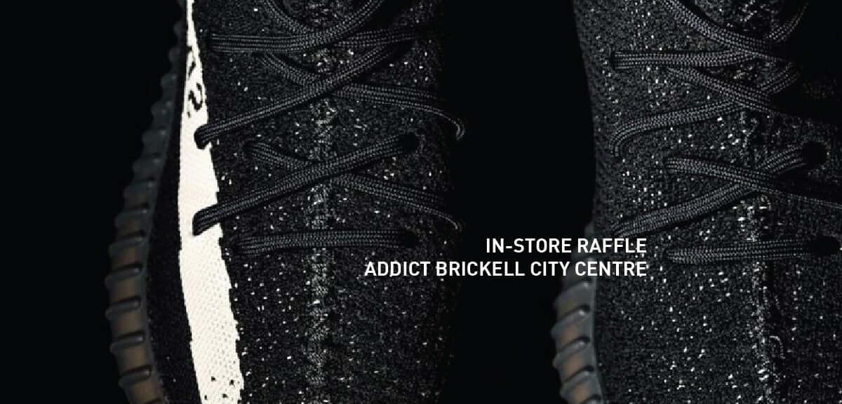 In-Store YEEZY Boost 350 Black/White Raffle