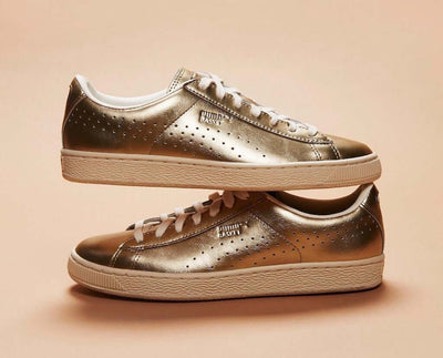 Estos clásicos de Puma Basket vienen en un nuevo color metalizado