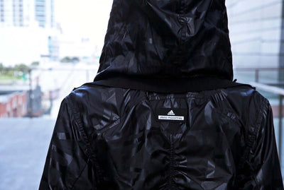 Le'chae in the Stella McCartney Run Performance Jacket