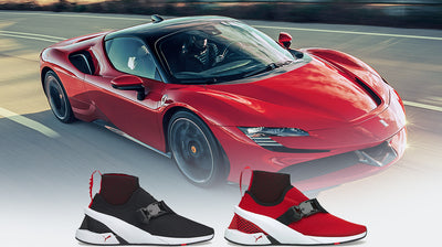 Meet the new modern. Puma x Ferrari is available