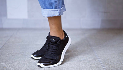 Anais in the Stella McCartney Adipure Trainer