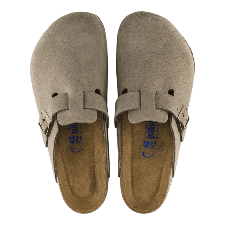 靴 BIRKENSTOCK BOSTON TAUPE Boston Braided Suede Leather in Color Taupe | BIRKENSTOCK US