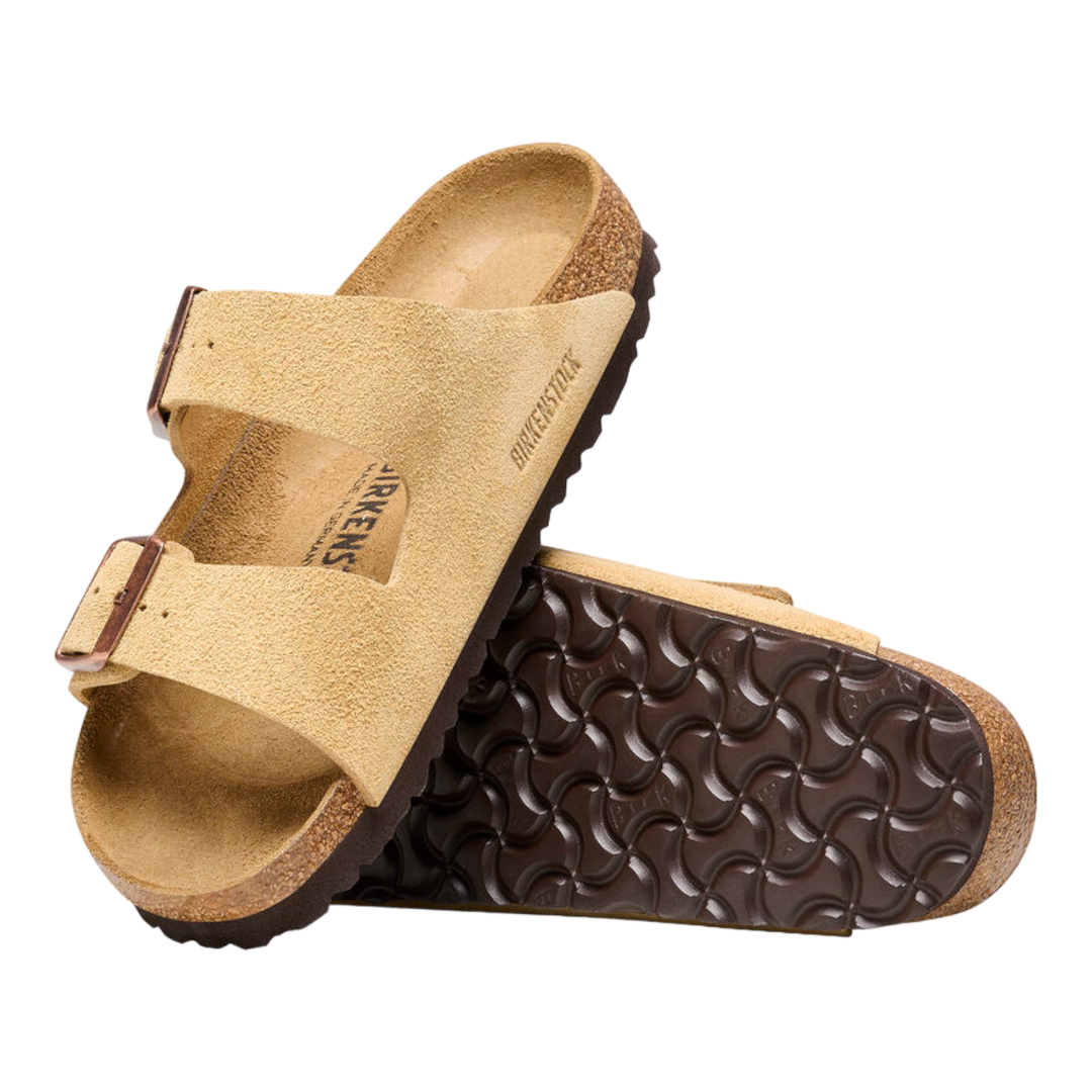 Birkenstock Arizona Suede Leather Latte Cream 1026190 Birkenstock Arizona Suede Leather Latte Cream 1026190