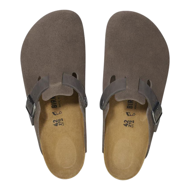 Birkenstock Boston Mixed Leather - Concrete Grey 1029210