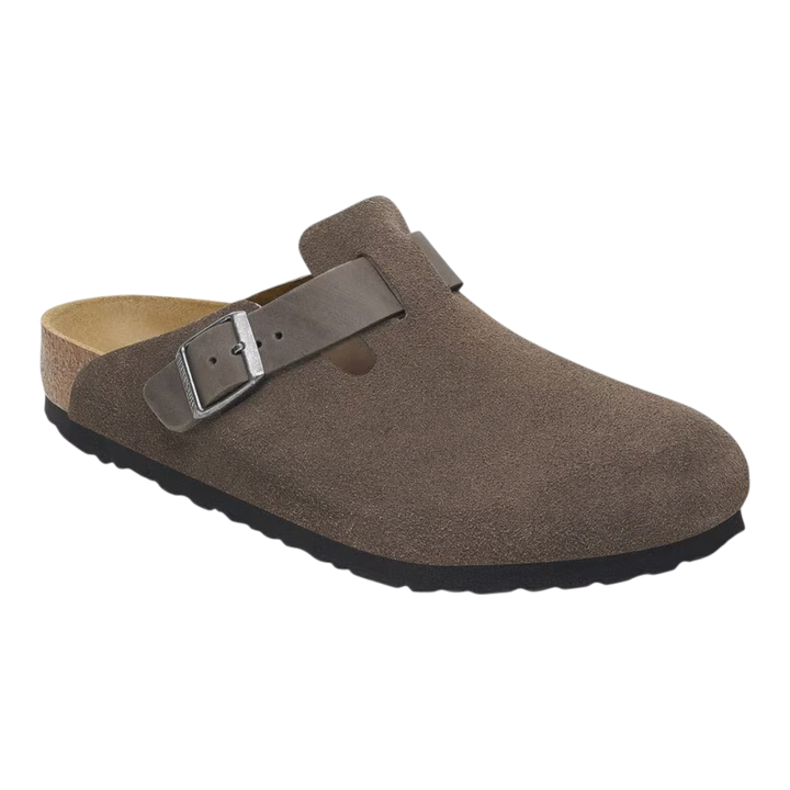Birkenstock Boston Mixed Leather - Concrete Grey 1029210