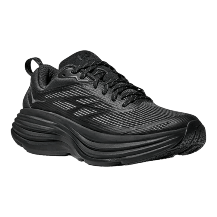 Hoka Bondi 8 Ts Caged Black/Black - Cushioned Running Shoes Hoka Bondi 8 Ts Caged Black/Black - Cushioned Running Shoes
