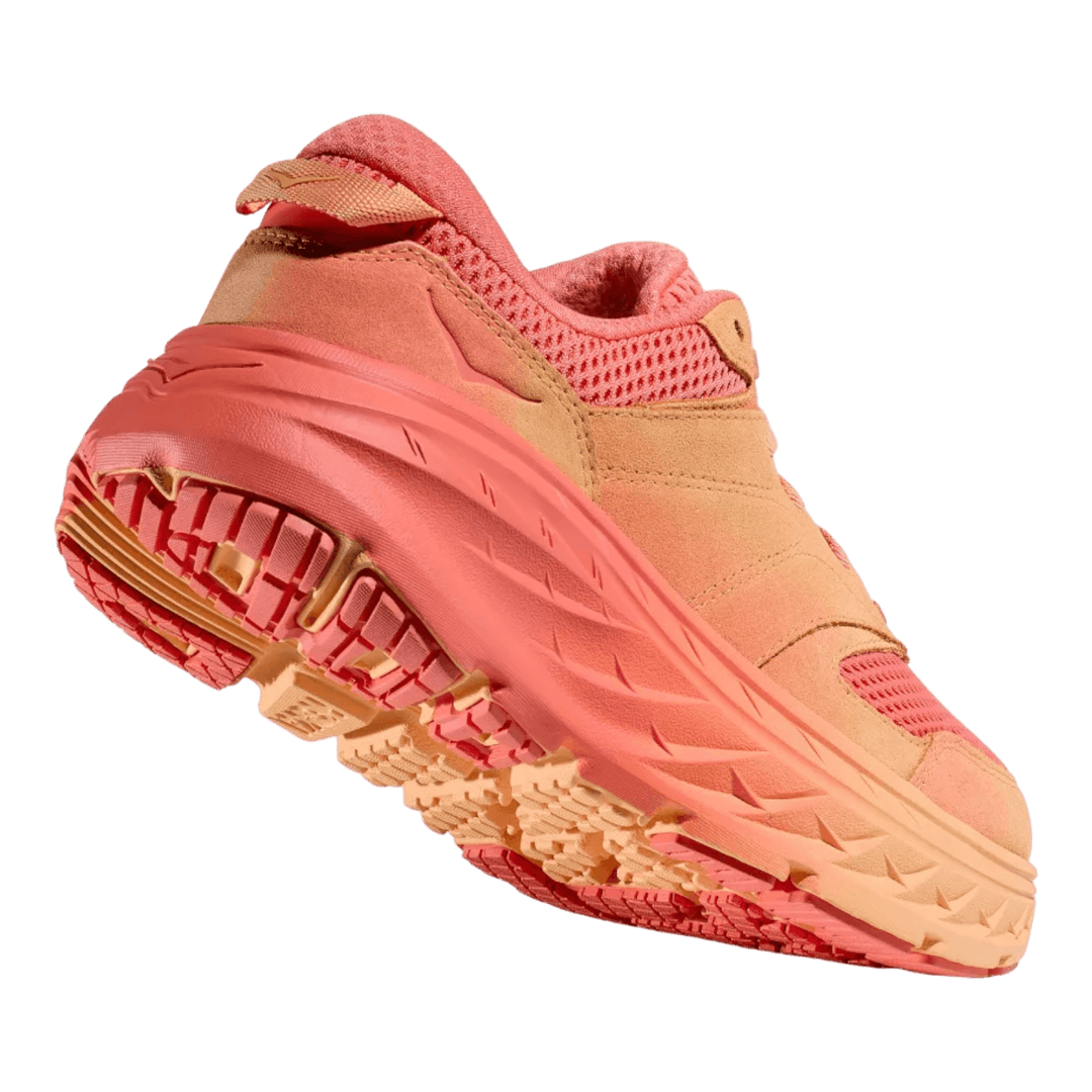 Hoka One Vibrant Bloom Bondi L BP 2 Cantaloupe/Electric-Coral for Wome