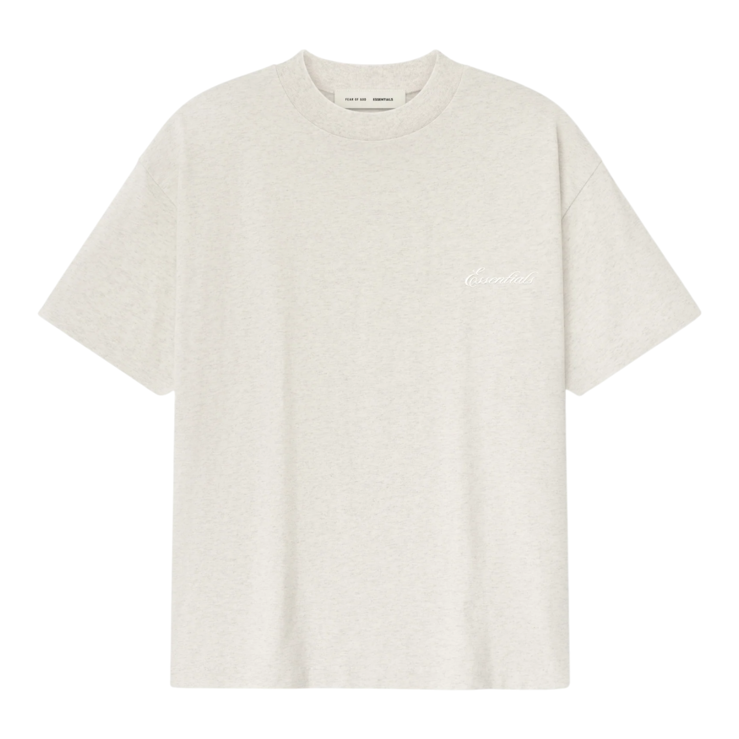 Essentials Classic Short Sleeve Tee Oatmeal Heather Men 125HO254192F