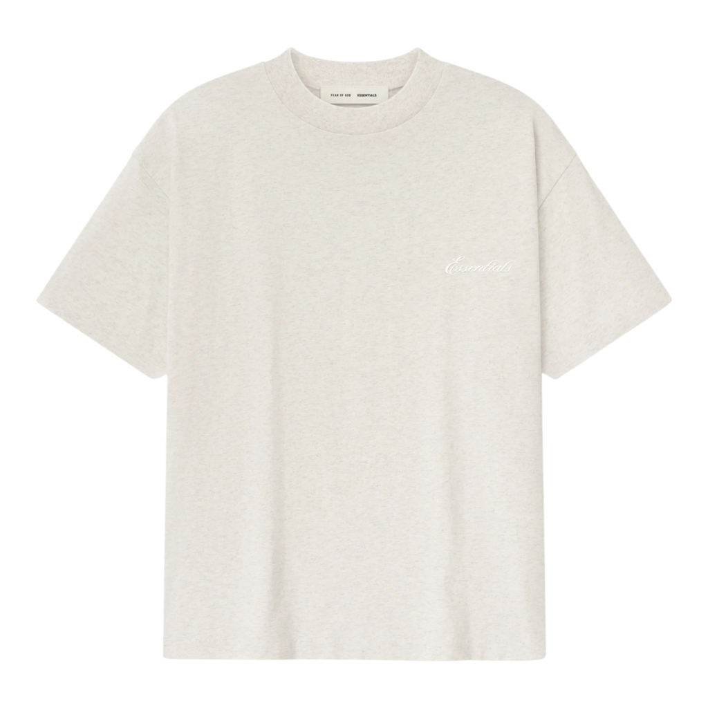 Essentials Classic Short Sleeve Tee Oatmeal Heather Men 125HO254192F