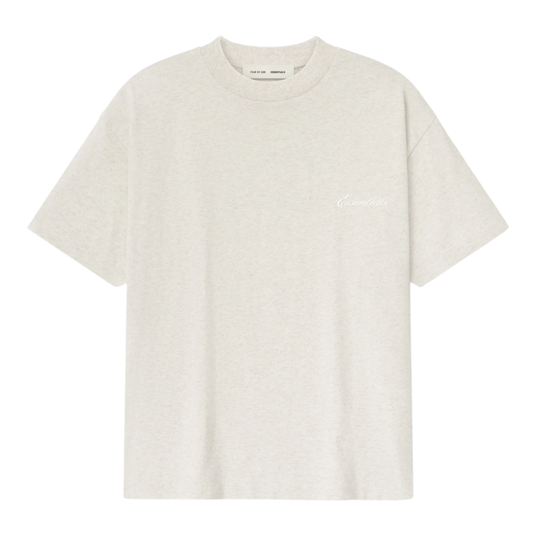 Essentials Classic Short Sleeve Tee Oatmeal Heather Men 125HO254192F