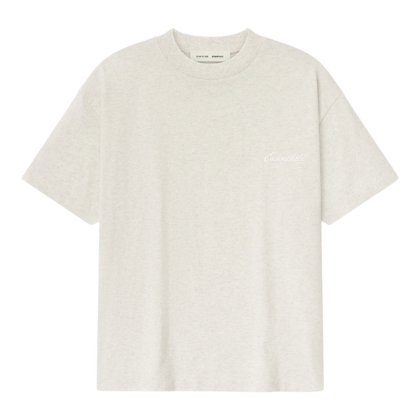 Essentials Classic Short Sleeve Tee Oatmeal Heather Men 125HO254192F