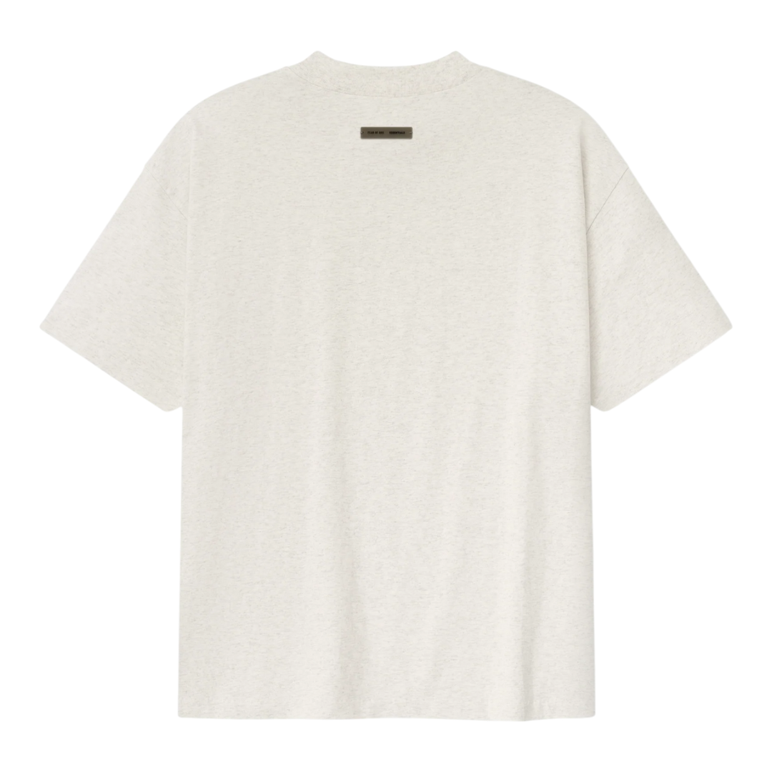 Essentials Classic Short Sleeve Tee Oatmeal Heather Men 125HO254192F