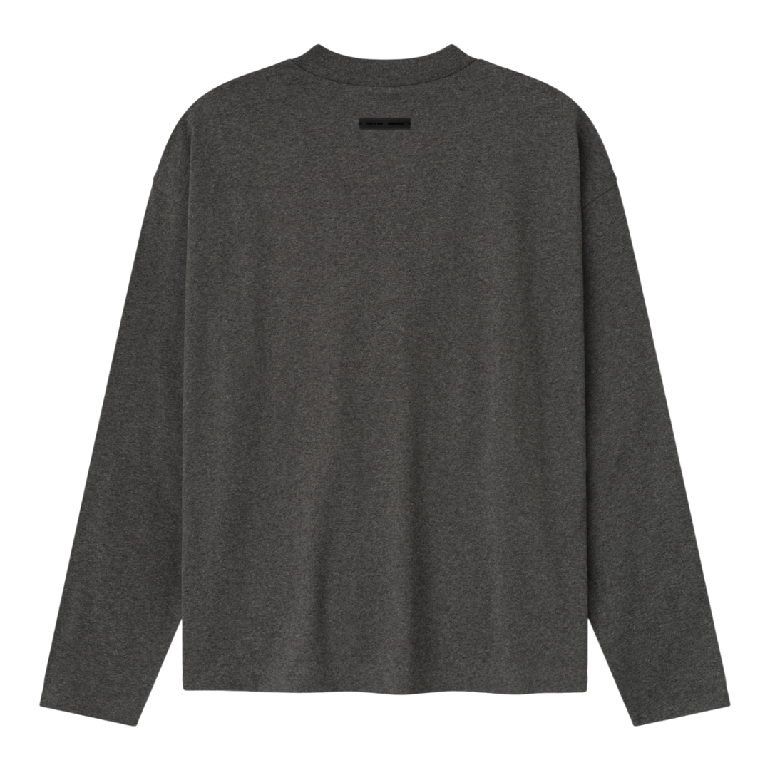 Essentials Classic Long Sleeve Tee Charcoal Heather Men 125HO254201F