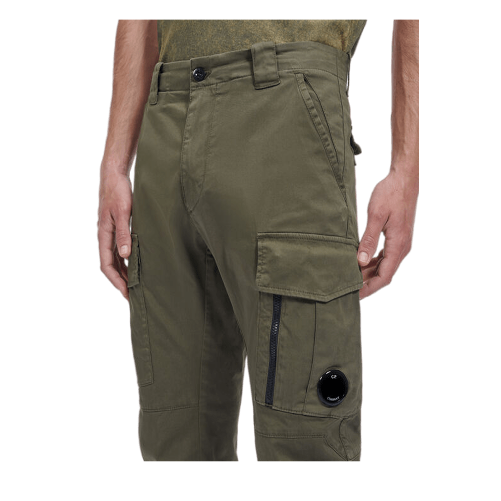 C.P. Company Pants Cargo Bronze Green Men 14CMPA131A005694G 648