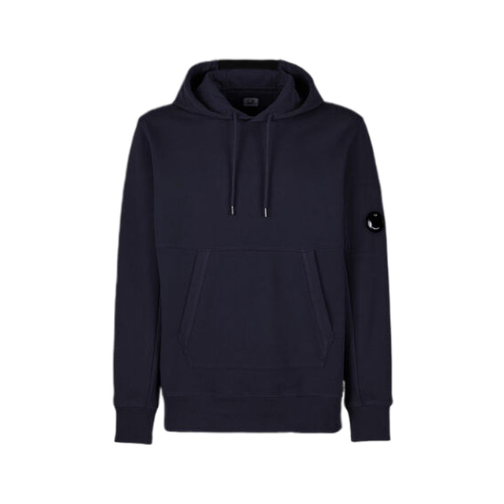 C.P. Company Sweatshirt - Sweat Hooded Total Eclips Blue Men 14CMSS023