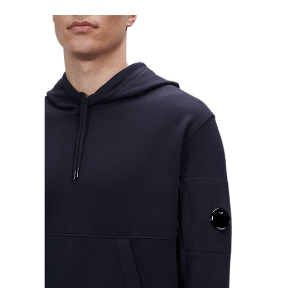 C.P. Company Sweatshirt - Sweat Hooded Total Eclips Blue Men 14CMSS023
