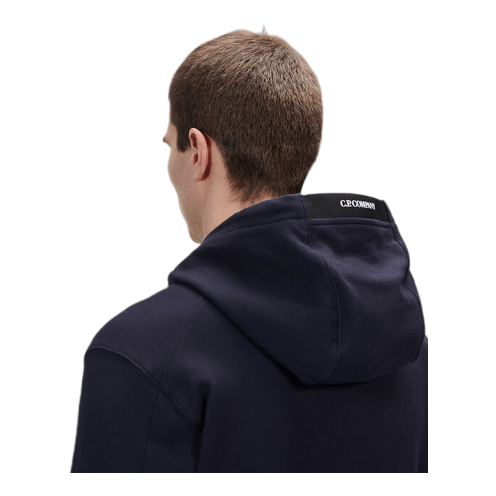 C.P. Company Sweatshirt - Sweat Hooded Total Eclips Blue Men 14CMSS023
