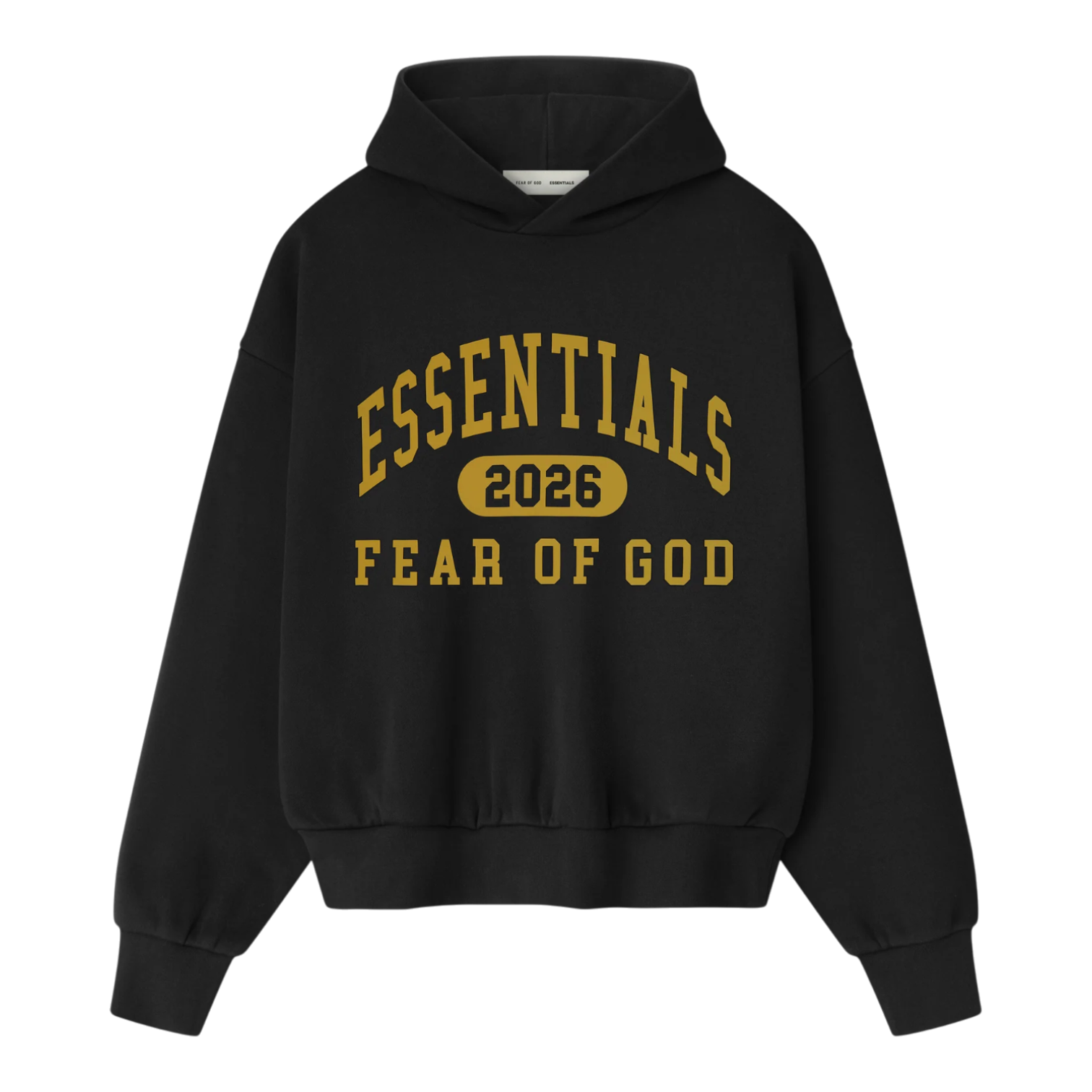 ESSENTIALS クラシックロゴパーカー　スモーク　M Essentials Classic Hoodie Vintage Black Men 192HO256861F