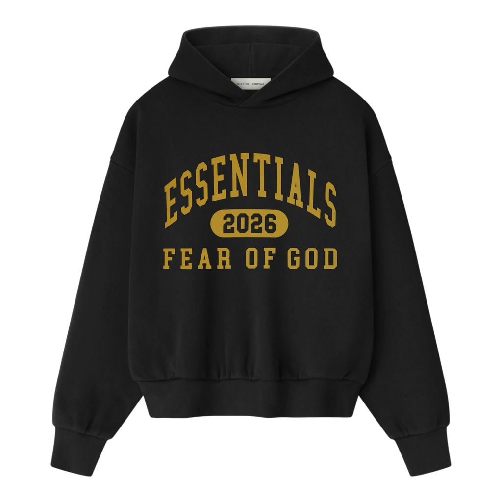 Essentials Classic Hoodie Vintage Black Men 192HO256861F