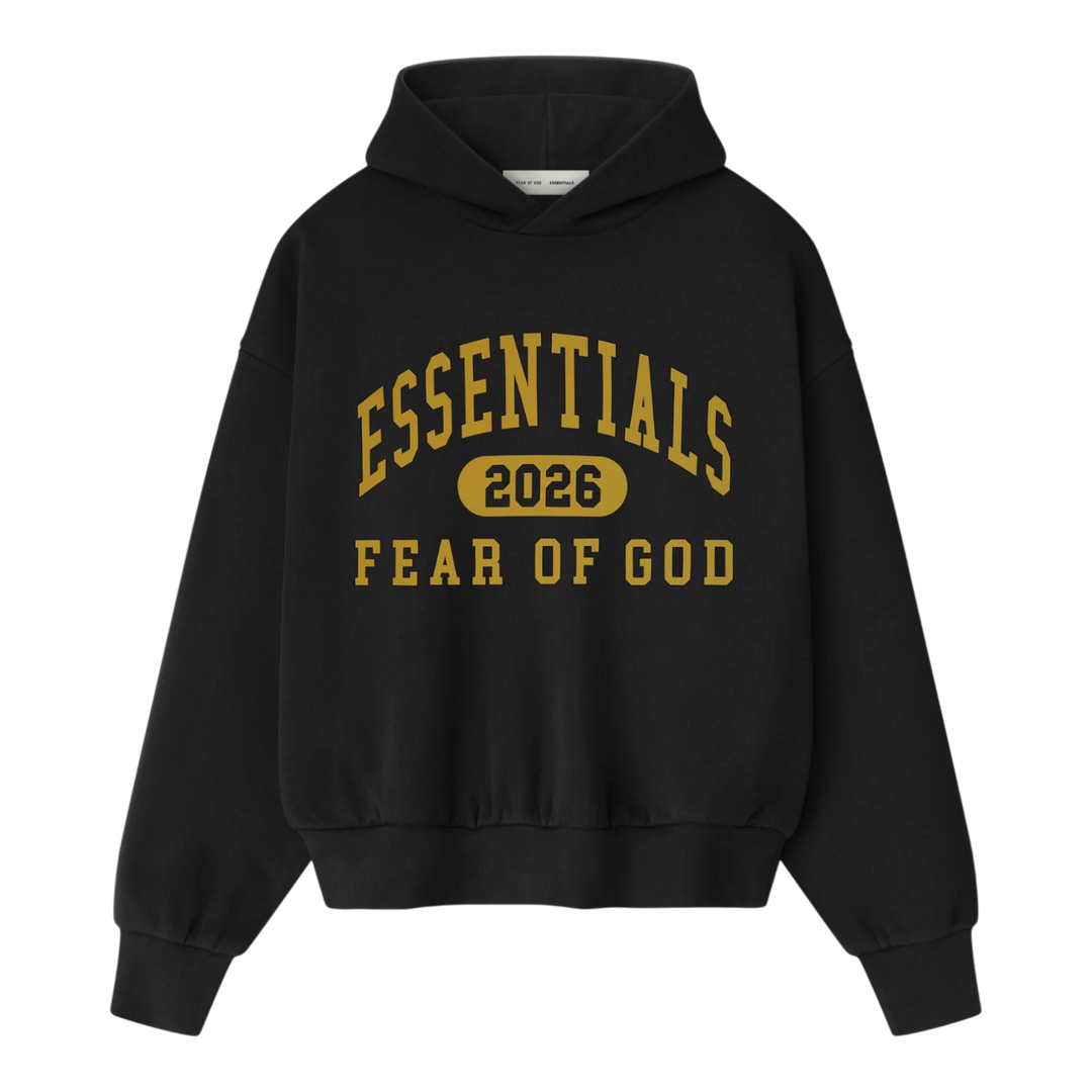 fear of god hoodie パーカー Essentials Classic Hoodie Vintage Black Men 192HO256861F