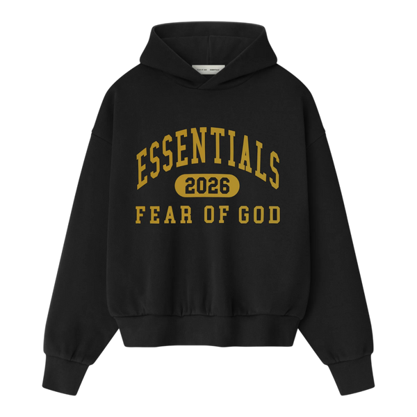 Essentials Classic Hoodie Vintage Black Men 192HO256861F