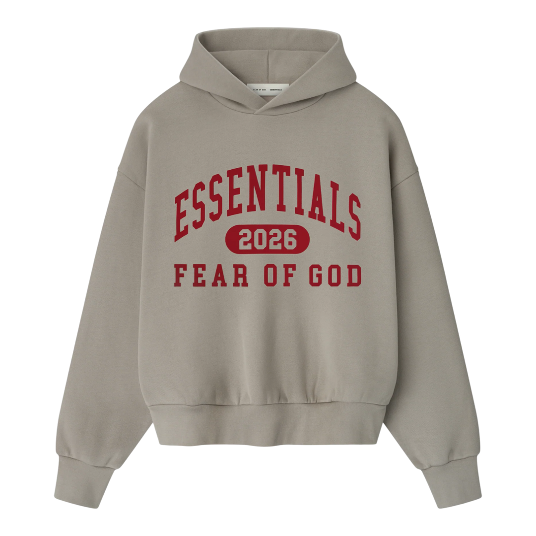 Fear of God Essentials Men's Classic Hoodie Smoke Grey 192HO256862F