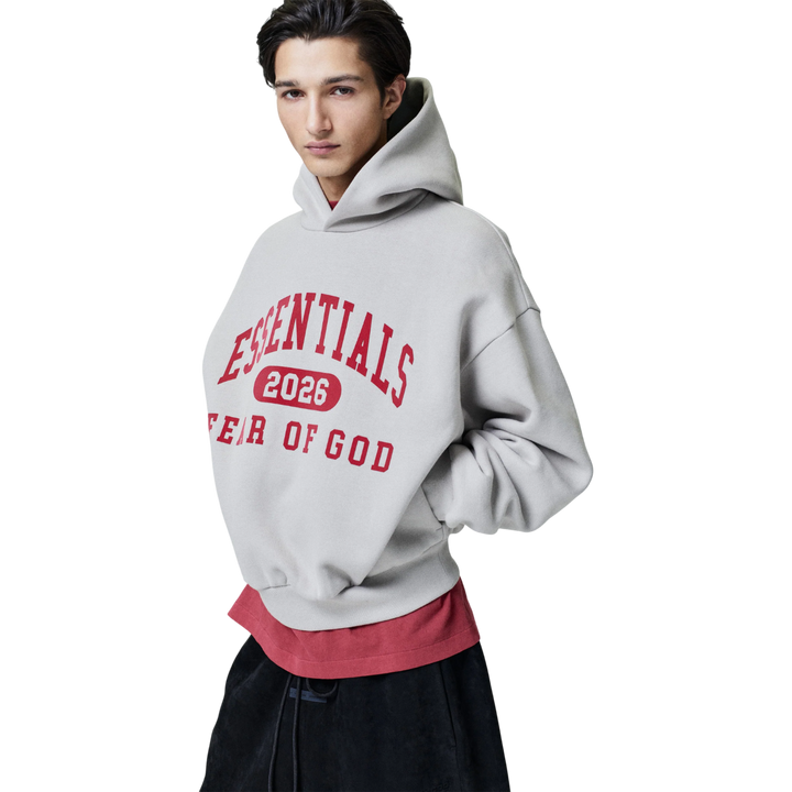 Fear of God Essentials Men's Classic Hoodie Smoke Grey 192HO256862F