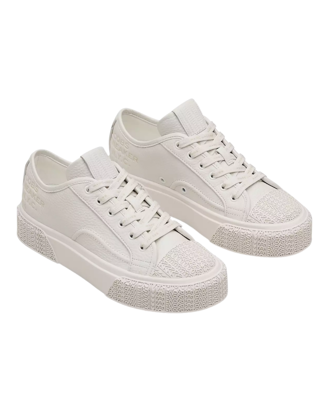 Marc Jacobs The Sneaker Leather Sneaker White 2R4FSN001F17-118