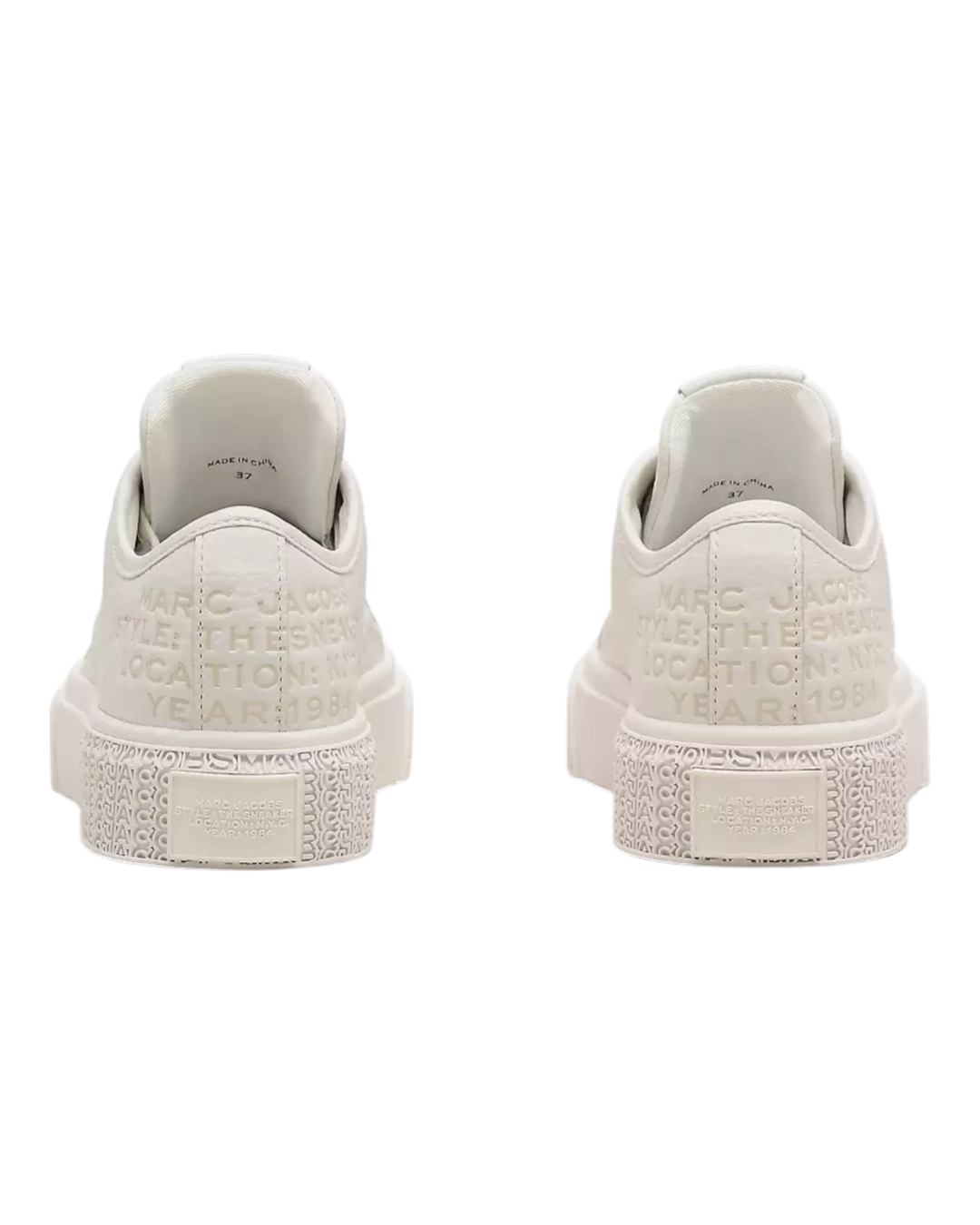 Marc Jacobs The Sneaker Leather Sneaker White 2R4FSN001F17-118