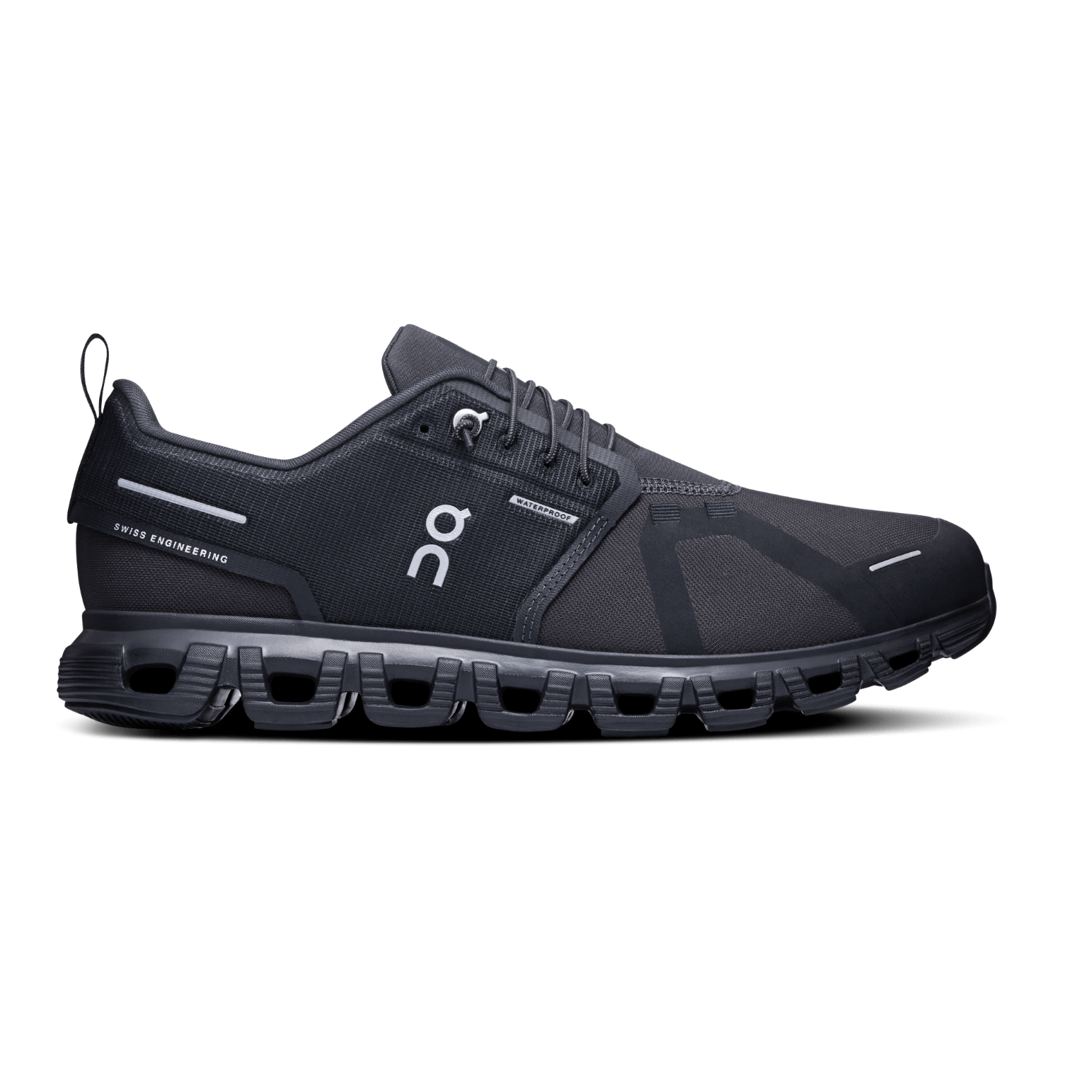On Cloud 6 Black Waterproof - Men's Cushioned All-Weather Sneakers On Cloud 6 Black Waterproof - Men's Cushioned All-Weather Sneakers
