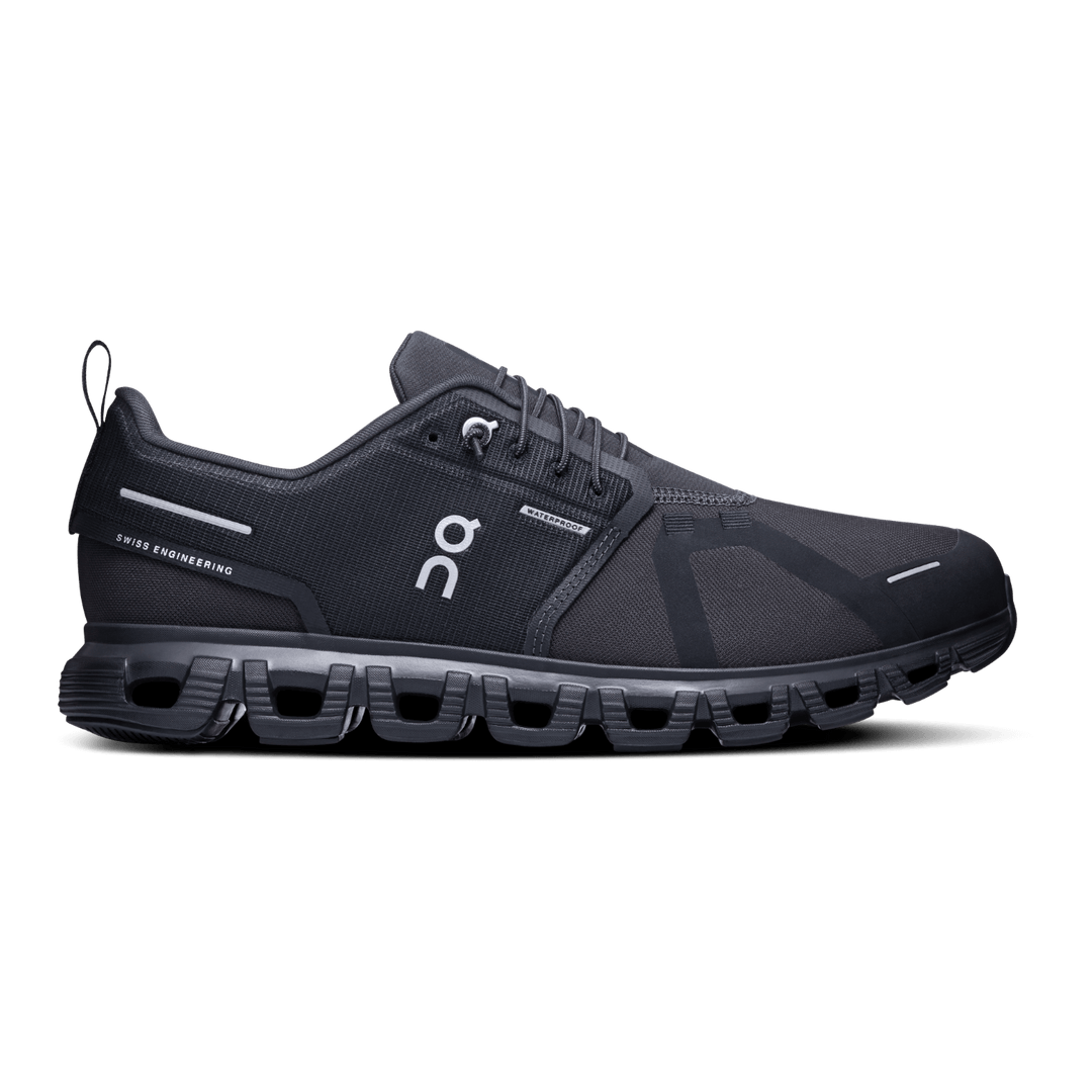 On Cloud 6 Black Waterproof - Men's Cushioned All-Weather Sneakers