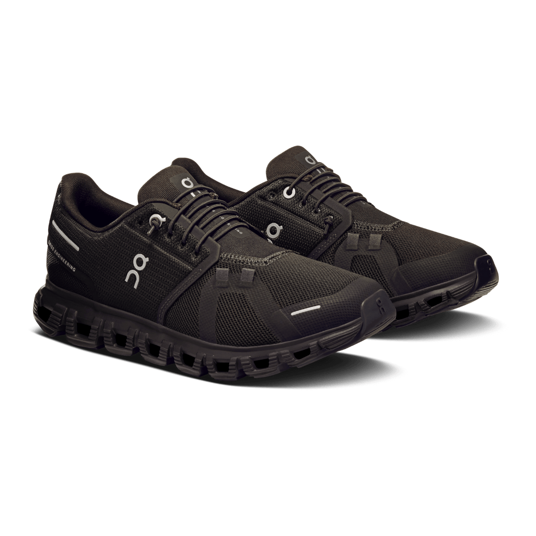 On Cloud 6 Black/Black - Women's Everyday Sneakers