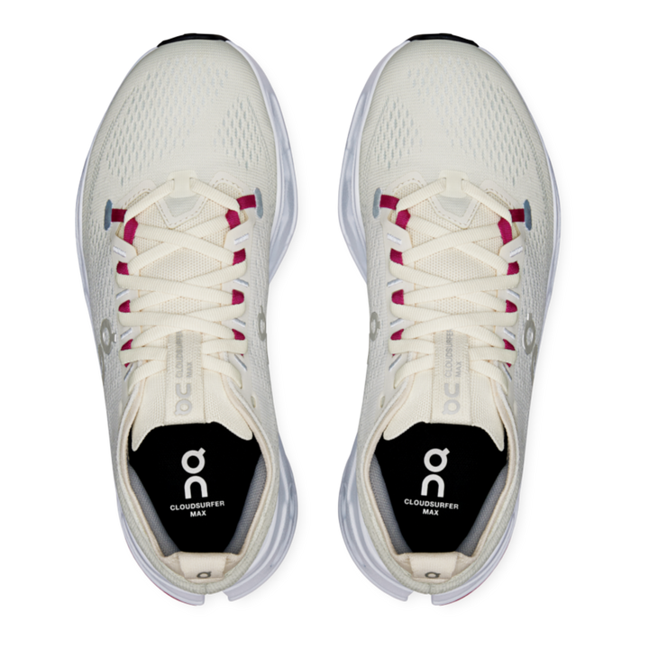 On Cloudsurfer Max Running Shoes Ivory/Arctic 3WF30224290