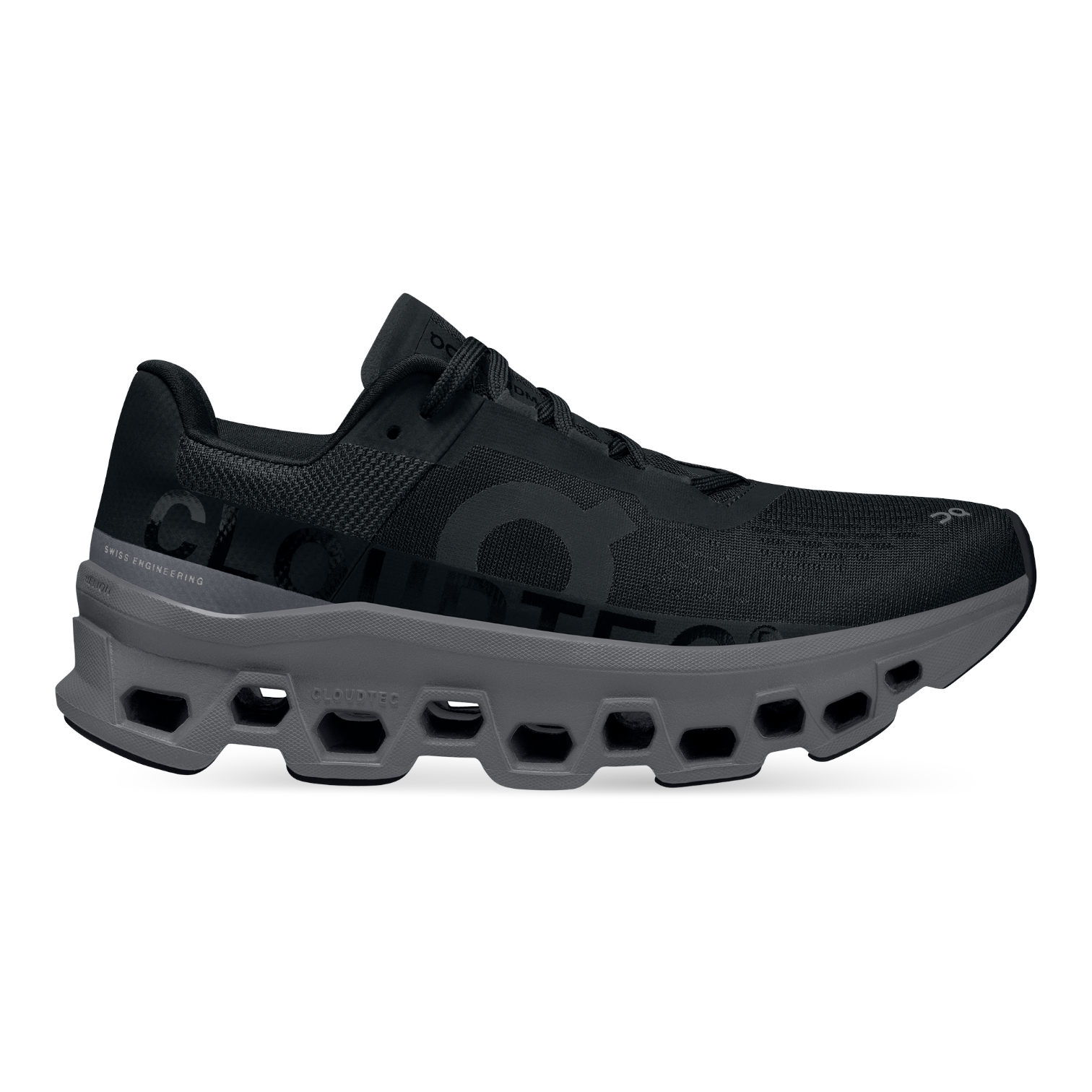 24.5 On Cloudmonster ブラック スニーカー On Cloudmonster Black/Magnet - Women's Max-Cushioned Running Shoes