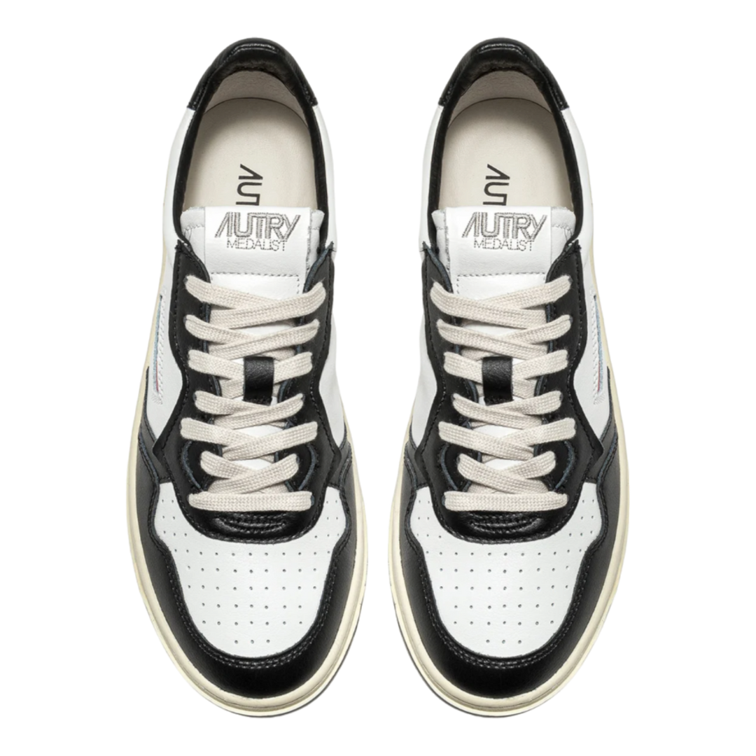 Autry Medalist Men's Low Sneakers - Classic Black & White Autry Medalist Men's Low Sneakers - Classic Black & White