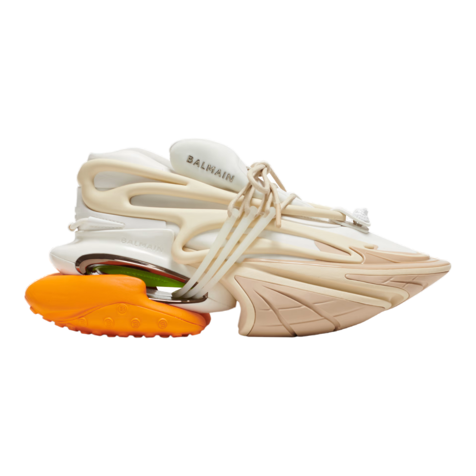 BALMAIN★Unicorn ユニコーン スニーカー BN1 Unicorn Low sneakers in neoprene and calfskin multicolor