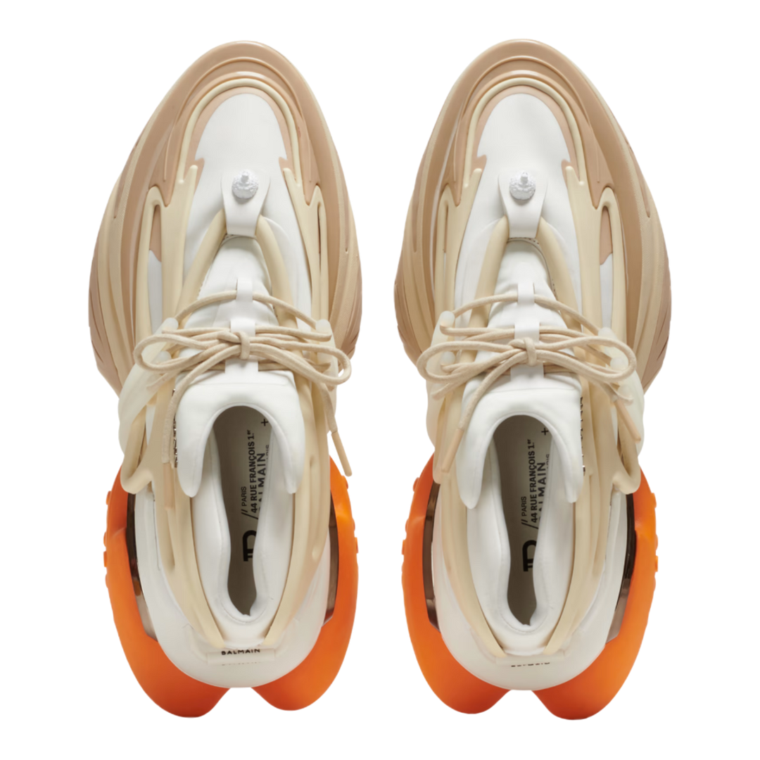Balmain Unicorn Trainers in Neoprene and Leather BM1VJ309-KNSJ