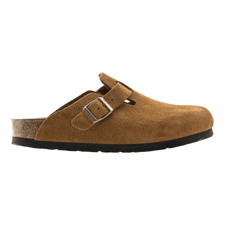 Birkenstock Boston Soft Footbed Suede Leather Mink 1009542 Birkenstock Boston Soft Footbed Suede Leather Mink 1009542